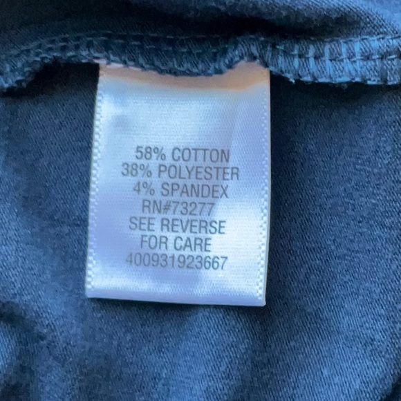 NWOT - Sonoma - Dark Blue Gray V-neck Tee Shirt, 3X - Picture 5 of 8